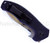 Emerson Knives Combat Systems Fighter folding knife with thumb disk and Emerson Wave opener - shown closed pocket clip side.  Satin 154CM stainless steel plain edge blade.  Black G-10 handle.  Model CSF-SF.
For reference only.