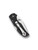 Spyderco Native 5 folding knife with thumb hole - shown closed pocket clip side.  Satin S30V stainless steel combo edge blade.  Black FRN handle.  Model C41PSBK5.