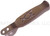 Rick Hinderer Knives XM Pocket Clip - reverse.  Anodized bronze titanium construction.  Model K0020001CO-BR.
For reference only.