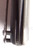 Todd Begg Knives Bodega 2.0 folding knife with flipper tab - shown close up of blade tip.  2-tone N690 stainless steel plain edge blade.  Gray titanium handle.
For reference only.