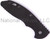Rick Hinderer Knives XM-18 3.5" Textured Carbon Fiber handle scale - reverse shown.  Black color.