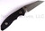 Rick Hinderer Knives FXM Spanto fixed blade knife - shown out of sheath obverse.  Stonewash S35VN stainless steel plain edge blade.  Black G-10 handle.  Model K6012000SP.