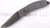 Rick Hinderer Knives FXM Spanto fixed blade knife - shown out of sheath reverse.  Stonewash S35VN stainless steel plain edge blade.  Battleship Grey G-10 handle.  Model K6012000SP.