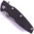 Rick Hinderer Knives Eklipse Tanto folding knife with thumb stud and flipper tab - shown closed presentation side.  Stonewash S35VN stainless steel plain edge blade.  Black G-10 handle with Working Finish lock side.  Model K40040TD00.
For reference only.