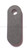 Rick Hinderer Knives 1-Hole Filler Tab - obverse.  Stonewashed titanium construction.  Model K0010001SF-P.