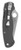 Spyderco Paramilitary 2 Sprint Run folding knife with thumb hole - shown closed pocket clip side.  Cru-Wear steel plain edge blade.  Gray G-10 handle.  Model C81GPGY.
For reference only.