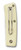Spyderco Lil' Nilakka Flash Batch folding knife with thumb hole - shown closed pocket clip side.  Satin RWL 34 stainless steel plain edge blade.  Smooth Matte Ivory colored G-10 handle.  Model C221GPWH.
For reference only.