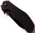 Emerson Knives Big Bulldog folding knife with thumb disk and Emerson Wave - shown closed presentation side.  Black 154CM stainless steel plain edge blade.  Black G-10 handle.  Model BBLDG-BT.
For reference only.