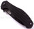 Emerson Knives CQC-10 BT folding knife with thumb disk and Emerson Wave opener - shown closed presentation side.  Black 154CM stainless steel plain edge blade.  Black G-10 handle.  Model CQC-10-BT.
For reference only.