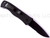 Emerson Knives CQC-7A BTS folding knife with thumb disk - shown open pocket clip side.  Black 154CM stainless steel combo edge blade.  Black G-10 handle.  Model CQC-7A-BT.
For reference only.
