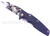 Rick Hinderer Knives Digi Camo Edition Eklipse Harpoon Tanto folding knife with thumb stud and flipper tab - shown open presentation side.  Working Finish 20CV stainless steel plain edge blade.  Grey - black G-10 handle with Working Finish lock side.  Model K40042S000.
For reference only.