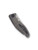 Spyderco Drunken folding knife with thumb hole - shown closed pocket clip side.  Satin S90V stainless steel plain edge blade.  Black carbon fiber handle with titanium lock side.  Model C235CFTIP.