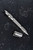 Rick Hinderer Knives Investigator ink pen - shown with cap off.  Stonewash stainless steel construction.