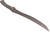 RMJ Tactical Wyvern fixed blade short sword - shown out of sheath reverse.  Tungsten Cerakote 3V steel plain edge blade.  Dirty Olive G-10 handle. 