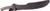 RMJ Tactical Wyvern fixed blade short sword - shown in sheath obverse.  Tungsten Cerakote 3V steel plain edge blade.  Dirty Olive G-10 handle. 