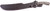 RMJ Tactical Wyvern fixed blade short sword - shown in sheath reverse.  Tungsten Cerakote 3V steel plain edge blade.  Dirty Olive G-10 handle. 