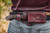 TOPS Knives 20th Anniversary Tom Brown Tracker fixed blade knife - shown in sheath obverse.  S35VN stainless steel plain edge blade.  Brown Burlap Micarta handle.  Model TBT-032.
For reference only.