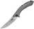 Zero Tolerance 0460TI folding knife with flipper tab - open - logo side.  Satin 3.25" 20CV stainless steel plain edge blade.  Titanium handle.  Model 0460TI.
For reference only.