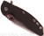 Rick Hinderer Knives XM-18 Fatty 3.5" Wharncliffe folding knife with thumb stud and flipper tab - shown closed presentation side.  Stonewash 20CV stainless steel plain edge blade.  Black G-10 handle with stonewash titanium lock side.  Model K2026SGS00.
