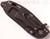 Rick Hinderer Knives XM-18 3.5" Sheepsfoot folding knife with thumb stud and flipper tab - shown closed lock side.  Battle Black 20CV stainless steel plain edge blade.  Red G-10 handle with Battle Black lock side.  Model K2522SGDBK.
