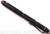 Rick Hinderer Knives Extreme Duty ink pen - shown with cap on.  Spiral matte black aluminum construction.  Model P58022A4BKA.