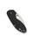 Spyderco Insistent folding knife with thumb hole - shown closed pocket clip side.  Satin 8Cr13MoV stainless steel plain edge blade.  Black G-10 handle.  Model C246GP.