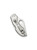 Byrd Knives Robin 2 folding knife with thumb slot - shown closed pocket clip side.  Satin 8Cr13MoV stainless steel plain edge blade.  Stainless steel handle.  Model BY10P2.