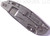 Rick Hinderer Knives Non Flipper XM-18 3.5" Spear Point folding knife with thumb stud - shown closed lock side.  Stonewash 20CV stainless steel plain edge blade.  Translucent Green G-10 handle with stonewash lock side.  Model K20821SGS00.
