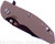 Rick Hinderer Knives XM-18 3.5" Harpoon Spanto folding knife with thumb stud and flipper tab - shown closed presentation side.  Black stonewash S35VN stainless steel plain edge blade.  FDE G-10 handle with stonewash black lock side.  Model K2552SGD00.