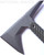 RMJ Tactical Ragnarok 12 tomahawk - shown close up of head out of sheath reverse.  Tungsten Cerakote 80CRV2 steel plain edge head.  Dirty Olive G-10 handle.
Model T-R12-TU-DO.
