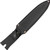 Condor Tool and Knife Boar Dagger fixed blade knife - sheath only obverse.  420HC stainless steel plain double edge blade.  Black Santoprene handle.  Model CTK245-8.
For reference only.