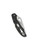 Byrd Knives Cara Cara 2 folding knife with thumb slot - shown closed pocket clip side.  Satin 8Cr13MoV stainless steel combo edge blade.  Black FRN handle.  Model BY03PSBK2.