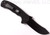Emerson Knives Rendezvous BT folding knife with thumb stud and Emerson Wave opener - shown open pocket clip side.  Black 154CM stainless steel plain edge blade.  Black G-10 handle.  Model REND-BT.