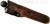 RMJ Tactical Dragon Scale Forged Pocket Awl - shown in sheath reverse.  W1 steel.  Black Micarta handle.
For reference only.