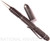 Rick Hinderer Knives Extreme Duty ink pen - shown with cap off.  Spiral stonewash black stainless steel construction.  Model P5802202SB.