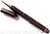 Rick Hinderer Knives Extreme Duty ink pen - shown with cap off.  Stonewash black DLC stainless steel construction.  Model P5802002SB.