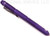 Rick Hinderer Knives Extreme Duty ink pen - shown with cap on.  Matte purple aluminum construction.  Model P58020A4PLA.
