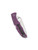 Spyderco Endura 4 folding knife with thumb hole - shown closed pocket clip side.  Satin VG-10 stainless steel plain edge blade.  Purple FRN handle.  Model C10FPPR.
