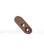 Rick Hinderer Knives 2-Hole Filler Tab - obverse.  Battle Bronze titanium construction.  Model K0010001WBR.