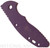 Rick Hinderer Knives XM-18 3.0" Textured G-10 handle scale - reverse shown.  Purple color.