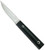 Condor Tool and Knife Urban EDC Puukko fixed blade knife - shown out of sheath reverse.  1095 steel plain edge blade.  Black Micarta handle.  Model CTK800-3.3HC.