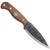 Condor Tool and Knife Wayfinder fixed blade knife - shown out of sheath obverse.  1095 steel plain edge blade.  Wood handle.  Model CTK2830-5.2HC.