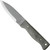 Condor Tool and Knife Bushlore fixed blade knife - shown out of sheath reverse.  1075 HC steel plain edge blade.  Micarta handle.  Model CTK232-4.3HCM.  
