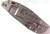 Rick Hinderer Knives XM-18 3.0" Spear Point Non Flipper folding knife with thumb studs - shown closed lock side.  Stonewash 20CV stainless steel plain edge blade.  Red G-10 handle with stonewash lock side.  Model K10813SGS00.