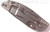 Rick Hinderer Knives XM-18 3.0" Spear Point Non Flipper folding knife with thumb studs - shown closed lock side.  Stonewash 20CV stainless steel plain edge blade.  Translucent Green G-10 handle with stonewash lock side.  Model K10813SGS00.