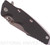 Rick Hinderer Knives Eklipse Harpoon Tanto folding knife with thumb stud and flipper tab - shown closed presentation side.  Stonewash 20CV stainless steel plain edge blade.  Black G-10 handle with stonewash lock side.  Model K4054SGS00.