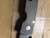 Blemished Tactile Knife Co Mariner with thumb disk - close up of blemished area on titanium side of handle.  Satin MagnaCut plain edge blade.  Vintage Micarta handle.  Model 20-MAR-MC01-RMBR.
