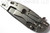 Rick Hinderer Knives XM-18 3.5" Spanto folding knife with thumb stud and flipper tab - shown closed lock side.  Stonewash S45VN stainless steel plain edge blade.  Translucent Green G-10 handle with stonewash lock side.  Model K2002SGS00.