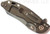 Rick Hinderer Knives XM-18 3.0" Skinner folding knife with thumb studs and flipper tab - shown closed lock side.  Working Finish 20CV stainless steel plain edge blade.  OD green G-10 handle with Battle Bronze lock side.  Model K1041SGW00.