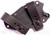 RMJ Tactical UCAP fixed blade knife - shown sheath only reverse.  Textured black Cerakote Nitro-V stainless steel plain edge blade.  Black G-10 handle.